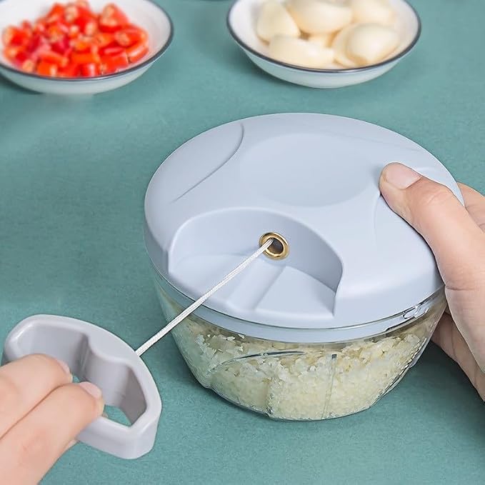 Baby Food Home - ベビーフードに適した手動フードグラインダー、家庭用キッチンでの肉ペースト、野菜、生姜の刻みに使える手動ミニガーリックミンサー