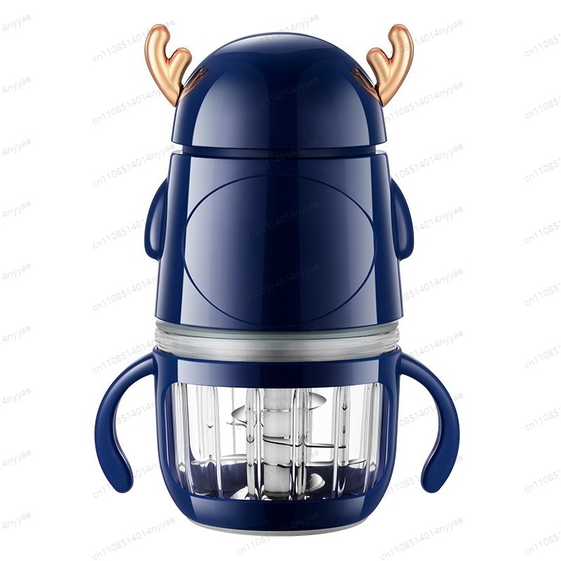 Baby Food Maker All In One - ベビーフードメーカー＆ミートグラインダー | ベビーピューレ、肉、ニンニク用の蒸し器、ブレンダー、チョッパー一体型、簡単お手入れ
