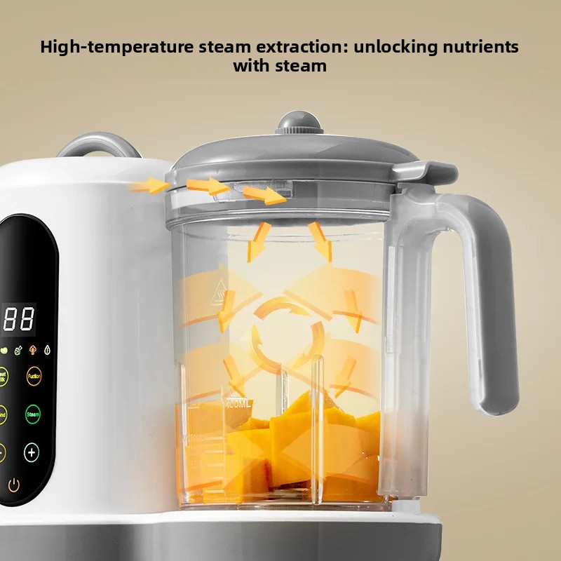 Baby Food Maker All In One - オールインワンベビーフードメーカー スチームブレンダーマシン 自動機能付き 乳児用フルーツ・野菜・肉ピューレミキサー 家庭用品