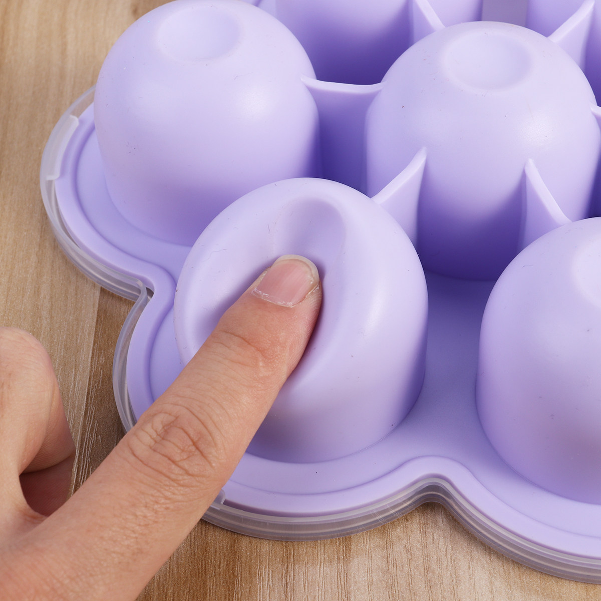 Freezer Tray Baby - 2個セット ベビーフード保存容器トレイ シリコン製 7区画 冷凍庫・電子レンジ対応 食品保存ボックス
