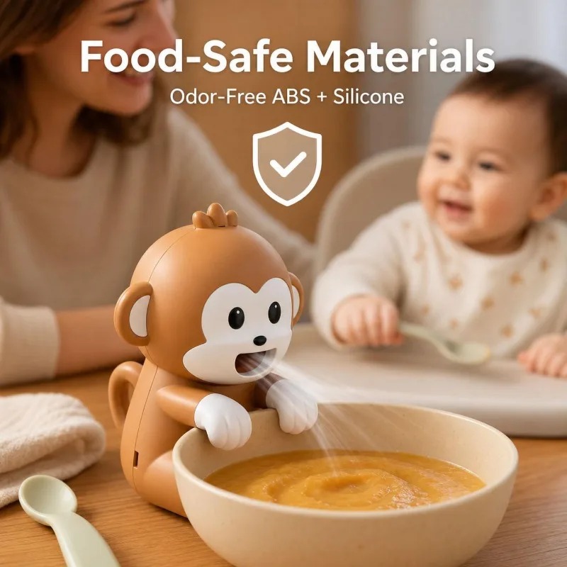 持ち運び可能な猿型フードクーラーファン、USB充電式、3段階 - Baby Food Home のレビューと価格