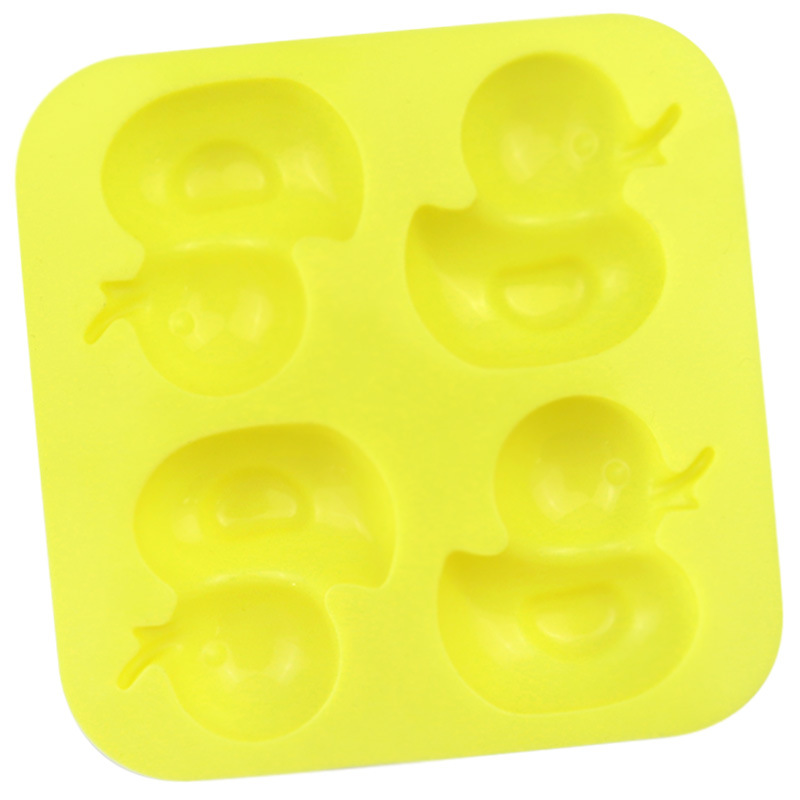 卸売 4 偶数リトルイエローアヒル、シリコンケーキ型 DIY - Baby Food Yellow のレビューと価格