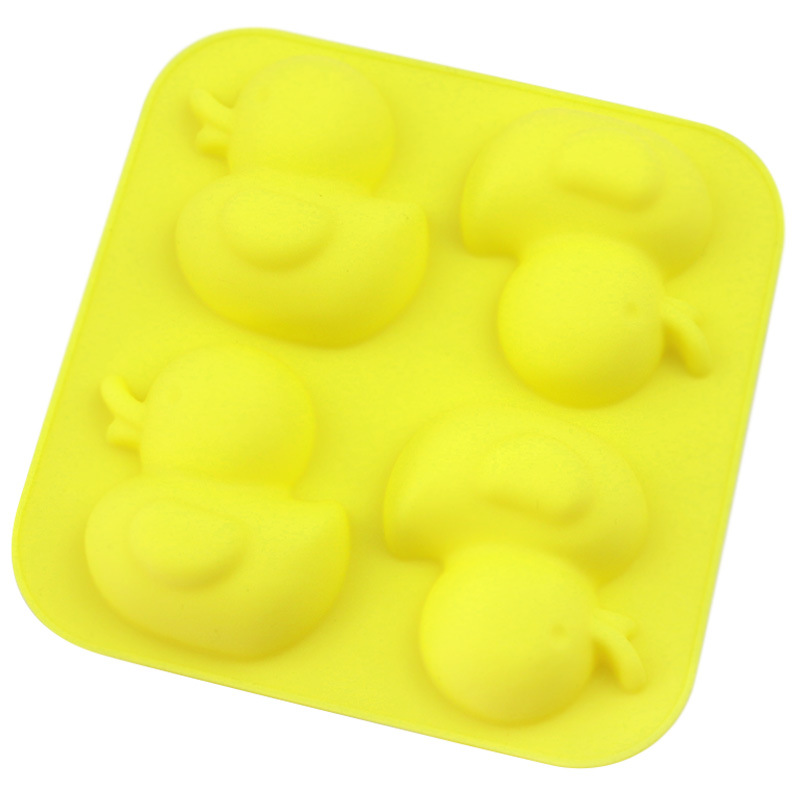 卸売 4 偶数リトルイエローアヒル、シリコンケーキ型 DIY - Baby Food Yellow のレビューと価格