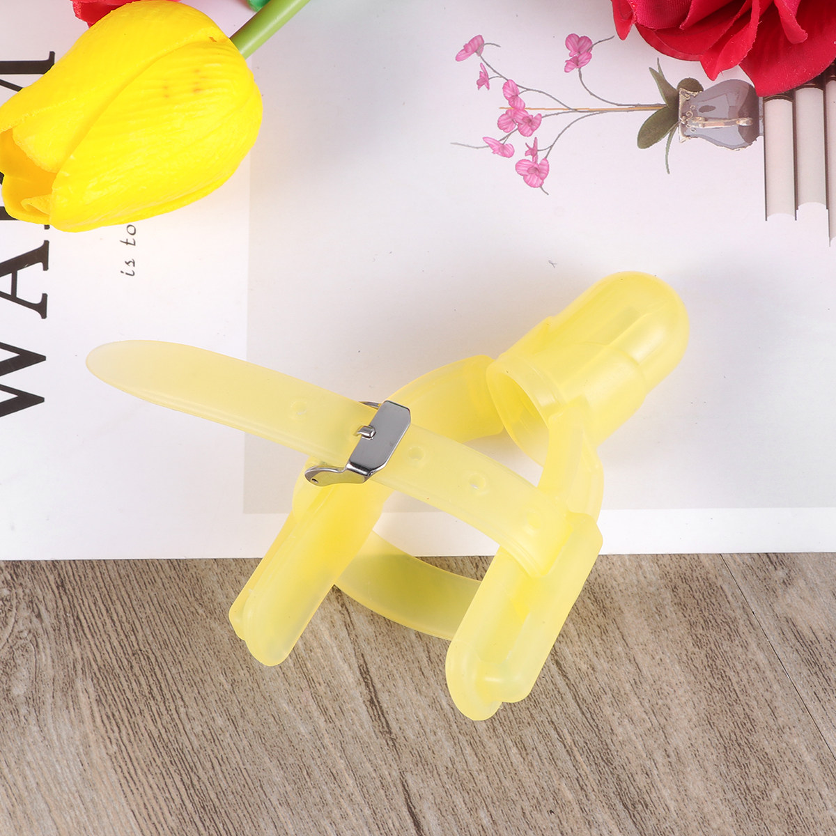 ベビーフィンガープロテクター 食品グレードシリコン製 噛みつ - Baby Food Yellow のレビューと価格
