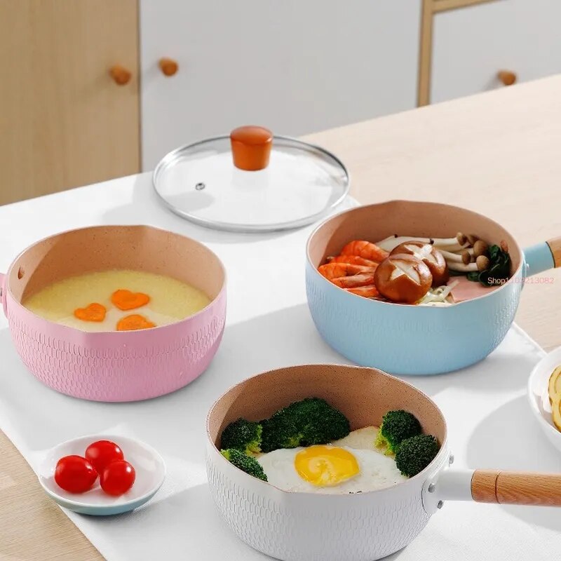 スノーパン小さなミルクポット麺ノンスティック家庭用ベビー沸騰 - Baby Food With Iron のレビューと価格