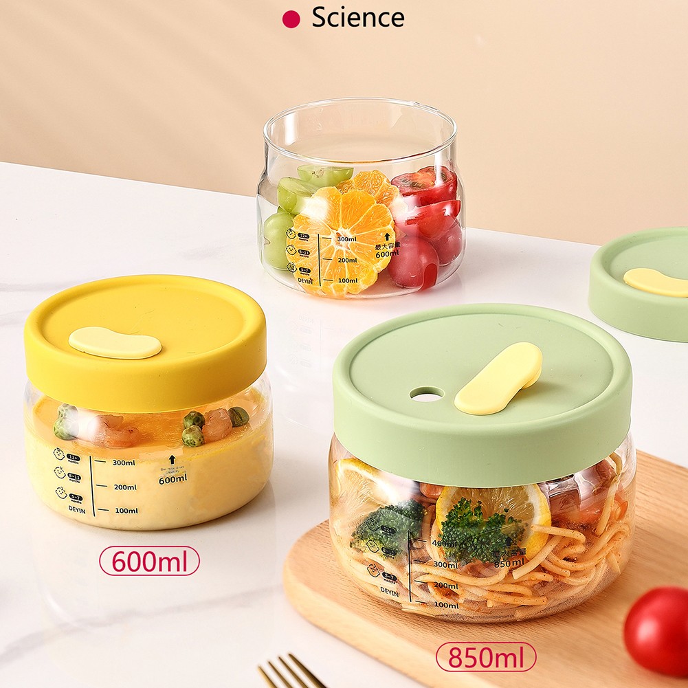 600-850 ミリリットルガラス食品保存容器気密漏れ防止ベ - Baby Food Under 1 Year のレビューと価格
