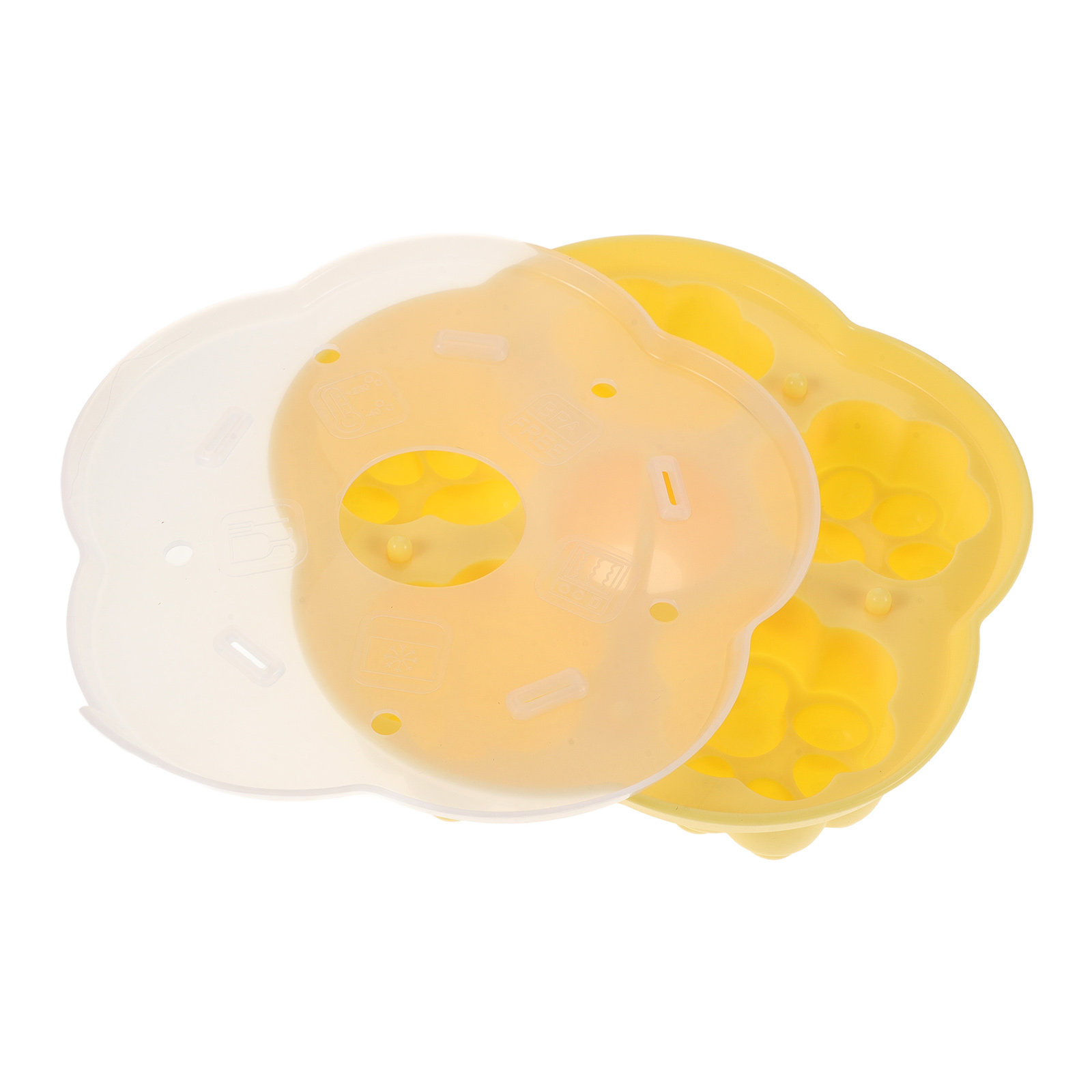 シリコン製ベビーフードモールド スチームトレイ 黄色 多機能 - Baby Food Yellow のレビューと価格