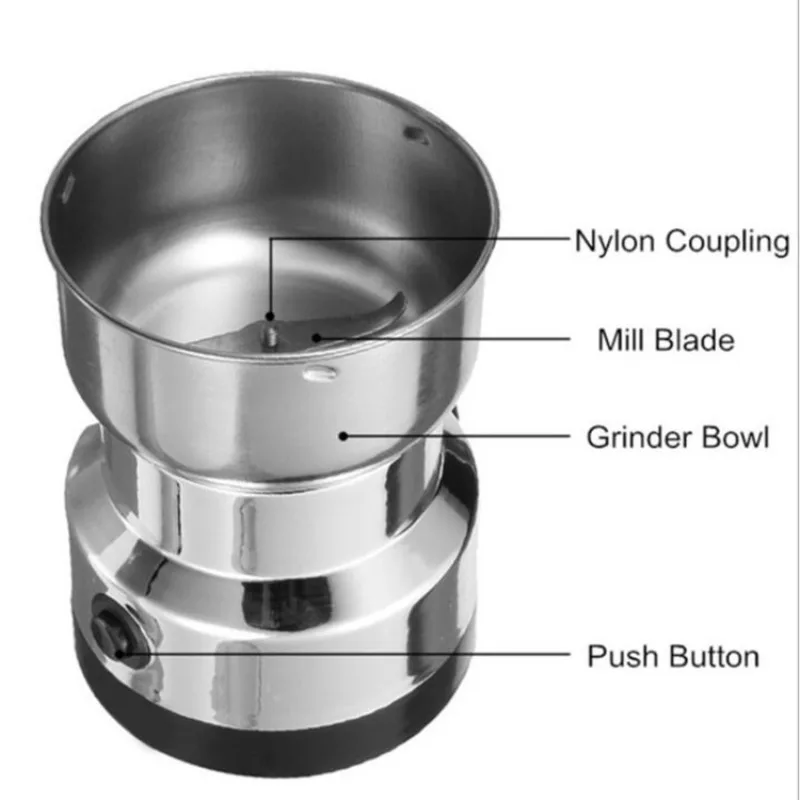 110V-220V電動グラインダー 家庭用コーヒー キッチン - Baby Food Home のレビューと価格