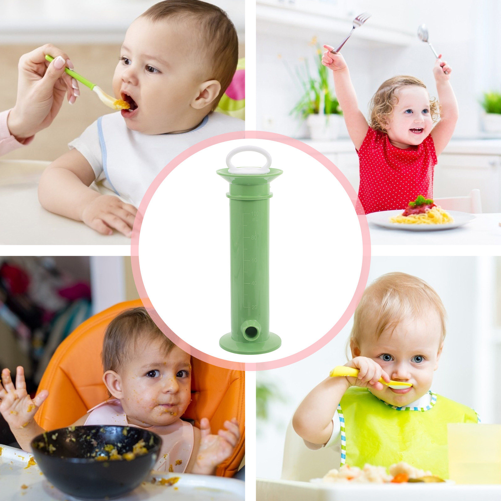 ベビーフードディスペンサー 乳児用授乳必需品 ポータブルポー - Baby Food Yogurt のレビューと価格